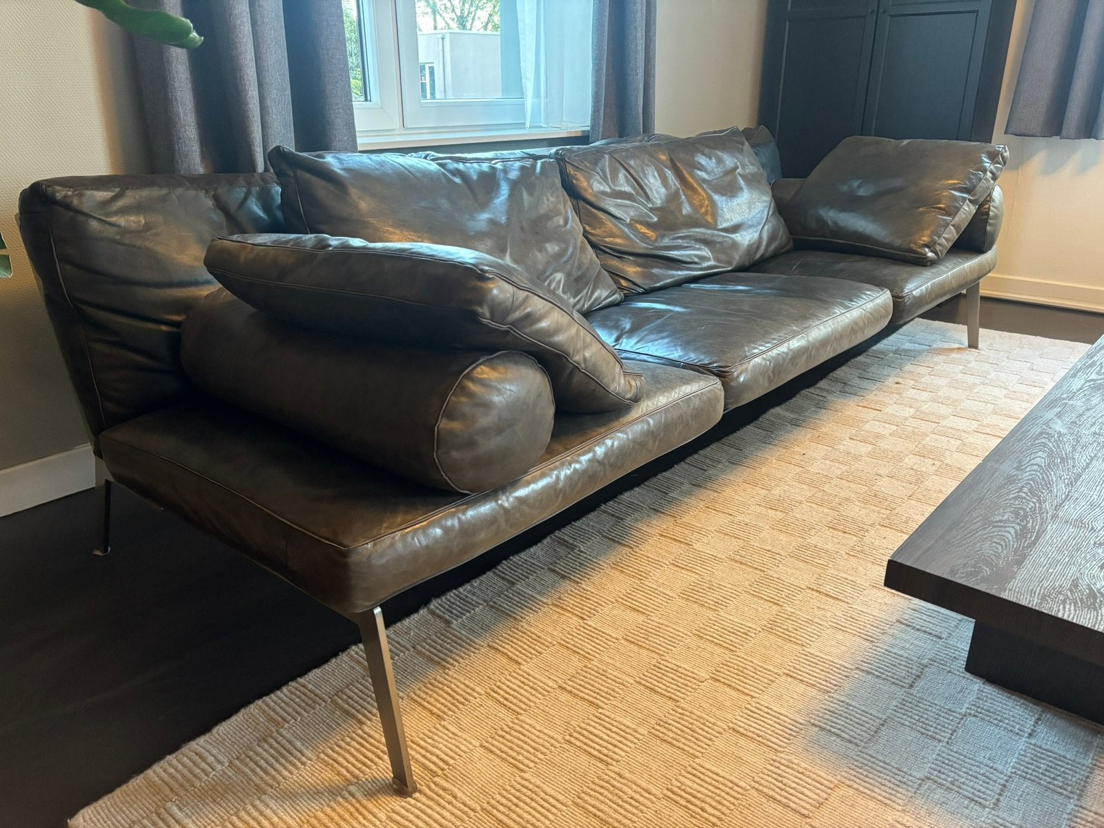 Flexform Happy sofa by Antonia Citterio, Ophalen, 250 tot 300 cm, Gebruikt, Driepersoons