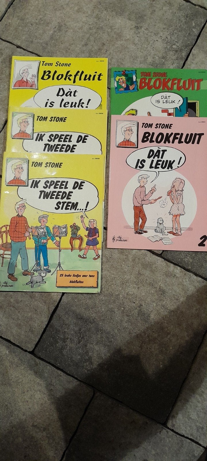 Tom Stone Blokfluit lesboeken - Diverse delen, Ophalen of Verzenden, Gebruikt, Overige typen