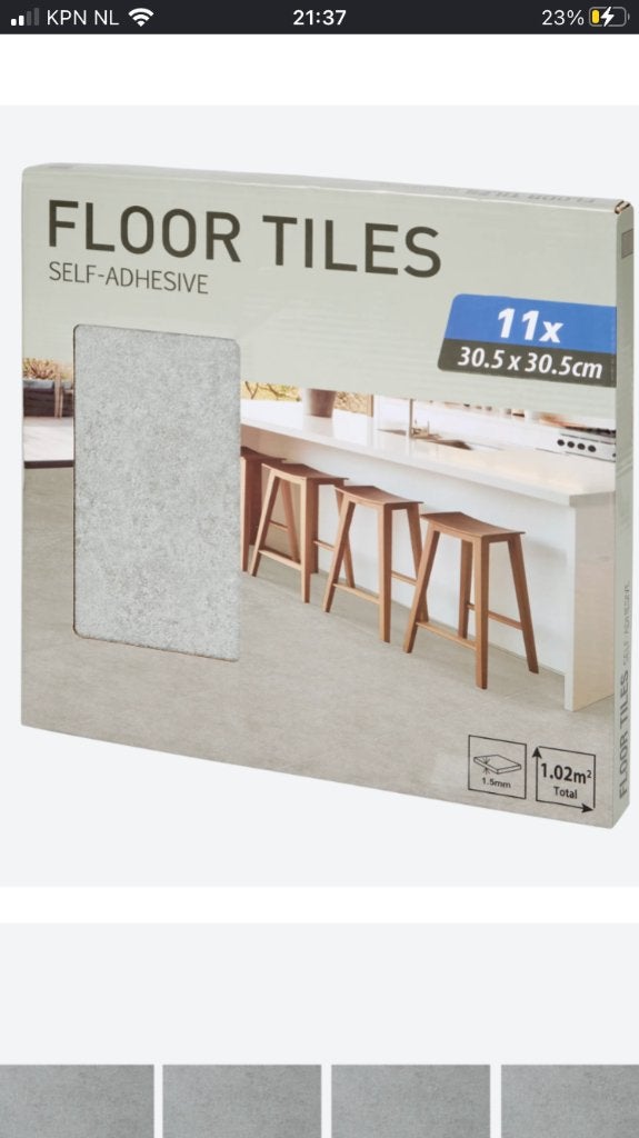 Pvc vloertegels, Ophalen, Overige materialen, Nieuw, 20 tot 40 cm