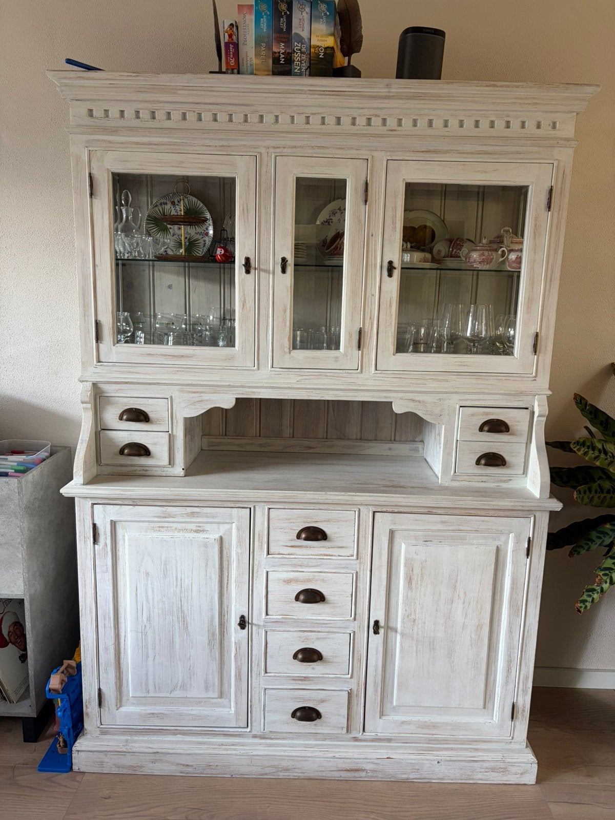 Grenen buffetkast, Huis en Inrichting, Ophalen, Gebruikt, 100 tot 150 cm, 200 cm of meer