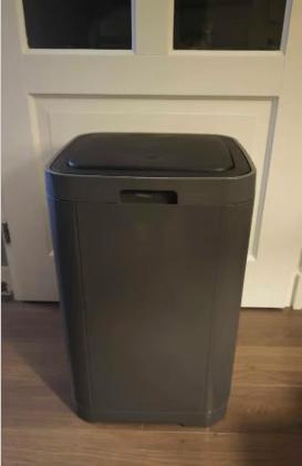 Prullenbak 60 liter er kan dus gewoon een vuilniszak in, 40 liter of meer, Ophalen, 50 tot 75 cm