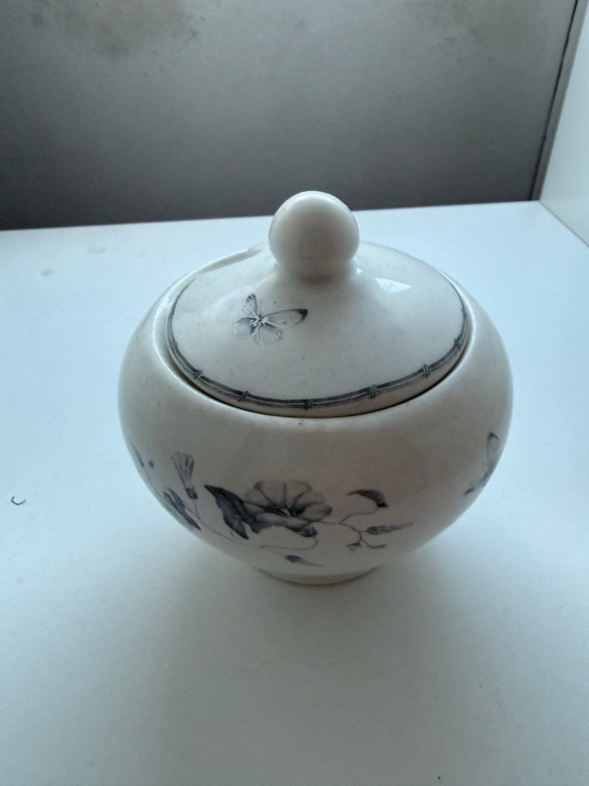 Suikerpotje 'Special Moments' met vlinders en bloemen, Ophalen, Gebruikt, Overige merken, Overige typen