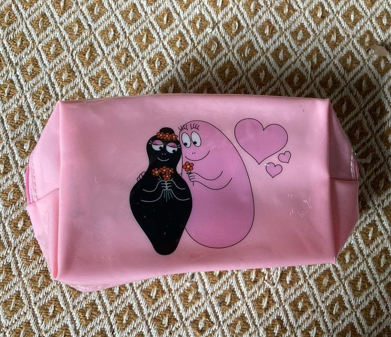 Roze Barbapapa en Barbamamma etui/make-up tasje, Ophalen of Verzenden, Zo goed als nieuw, Roze, Meisje