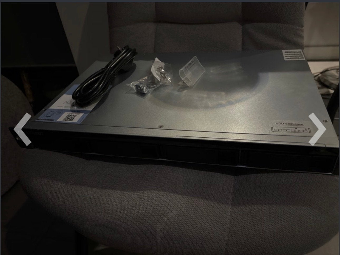 Qnap TS-431XeU NAS Server ondiepe rackmount, Computers en Software, Ophalen of Verzenden, Zo goed als nieuw, Onbekend, Hot swappable onderdelen