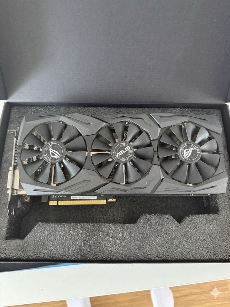 Asus rog 1070ti, Computers en Software, Videokaarten, Ophalen of Verzenden, Gebruikt, GDDR5, PCI-Express 3