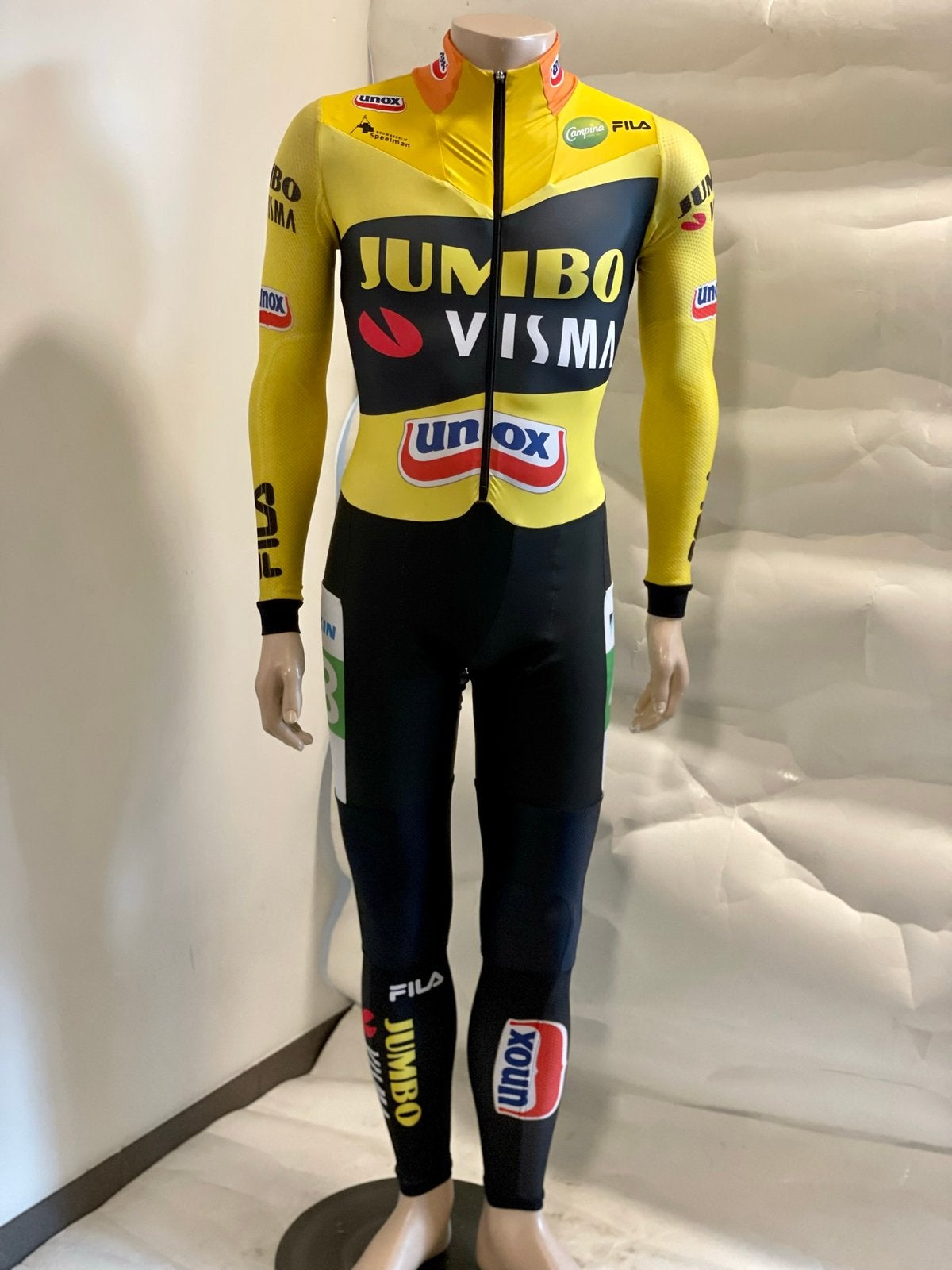 Schaatspak marathonpak snelpak speedsuit maat M Fila, Ophalen of Verzenden, Zo goed als nieuw