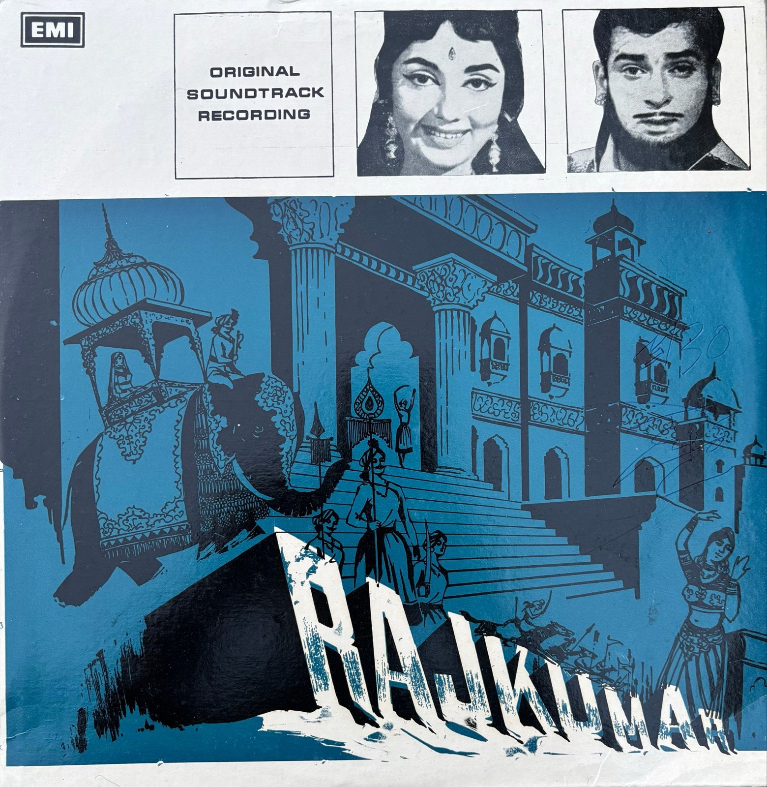 Rajkumar - Original Soundtrack Recording (EMI LP), Cd's en Dvd's, Originele persing, Verzenden, Gebruikt, 12 inch