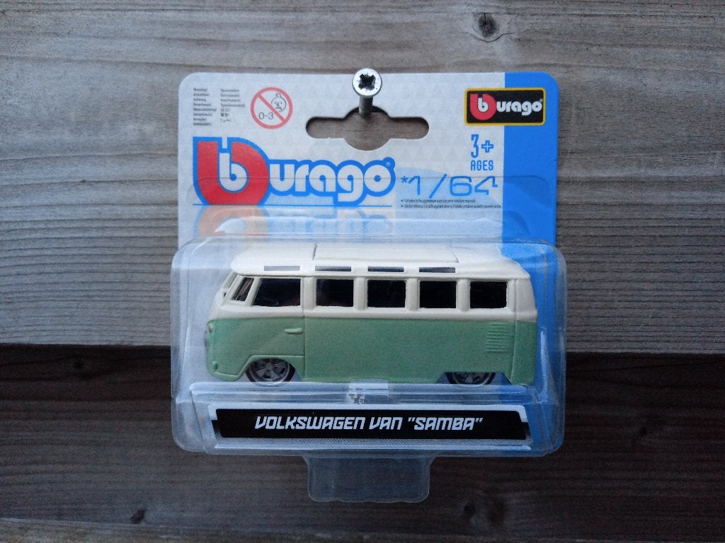 Volkswagen T1 Samba 1/64 Bburago, Ophalen, Nieuw, Auto