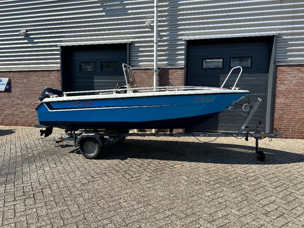 Yamarin 435 Big Fish | Suzuki DF20 EFI (2021), Watersport en Boten, Vis- en Consoleboten, Ophalen, Gebruikt, Viertaktmotor, 20 pk