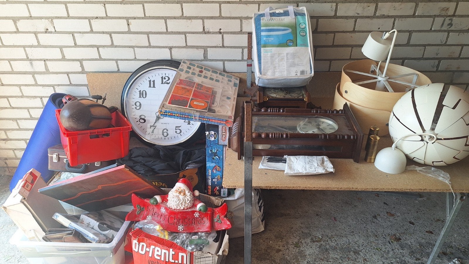Partij rommelmarkt spullen, Diversen, Rommelmarktspullen, Ophalen