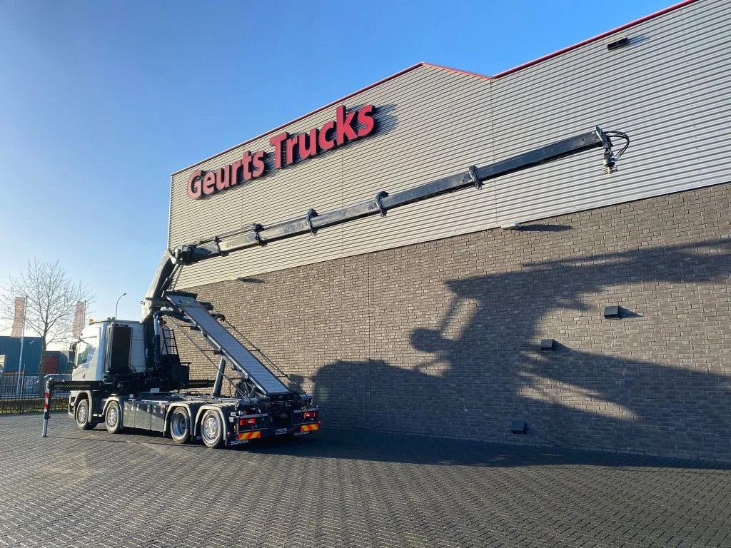Scania G500 NGS 8X2 MET 3 ZIJDIGE KABELSYSTEEM + HIAB 362 EP, Automaat, Navigatiesysteem, Euro 6, Scania