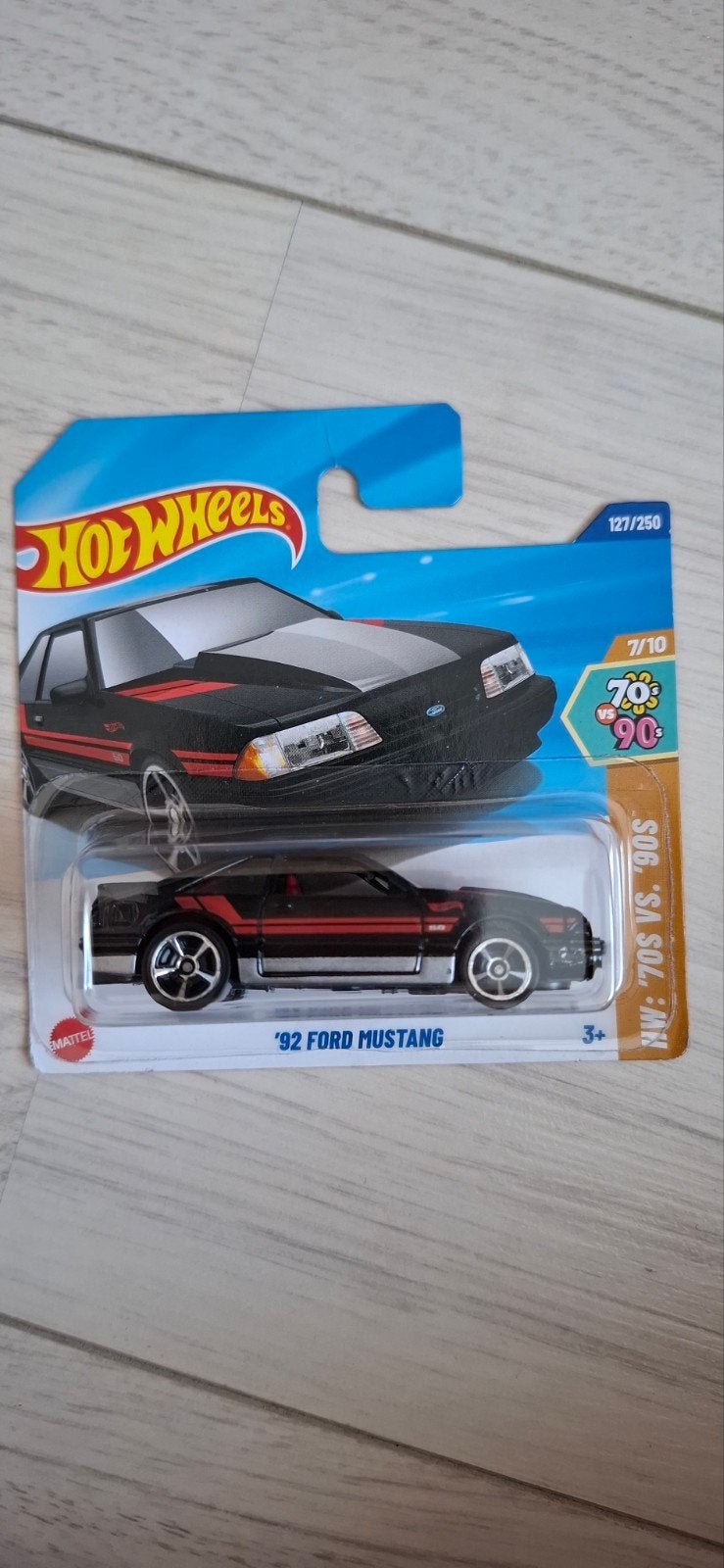 Hot Wheels '92 Ford Mustang - Nieuw in verpakking, Ophalen of Verzenden, Nieuw