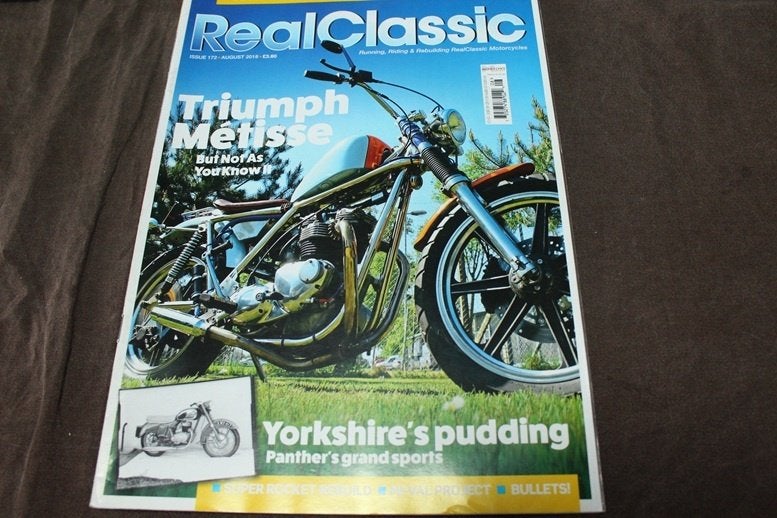 Real Classic aug 2018 oa. Triumph BSA Victor AJS K9 motoren, Ophalen of Verzenden, Gelezen