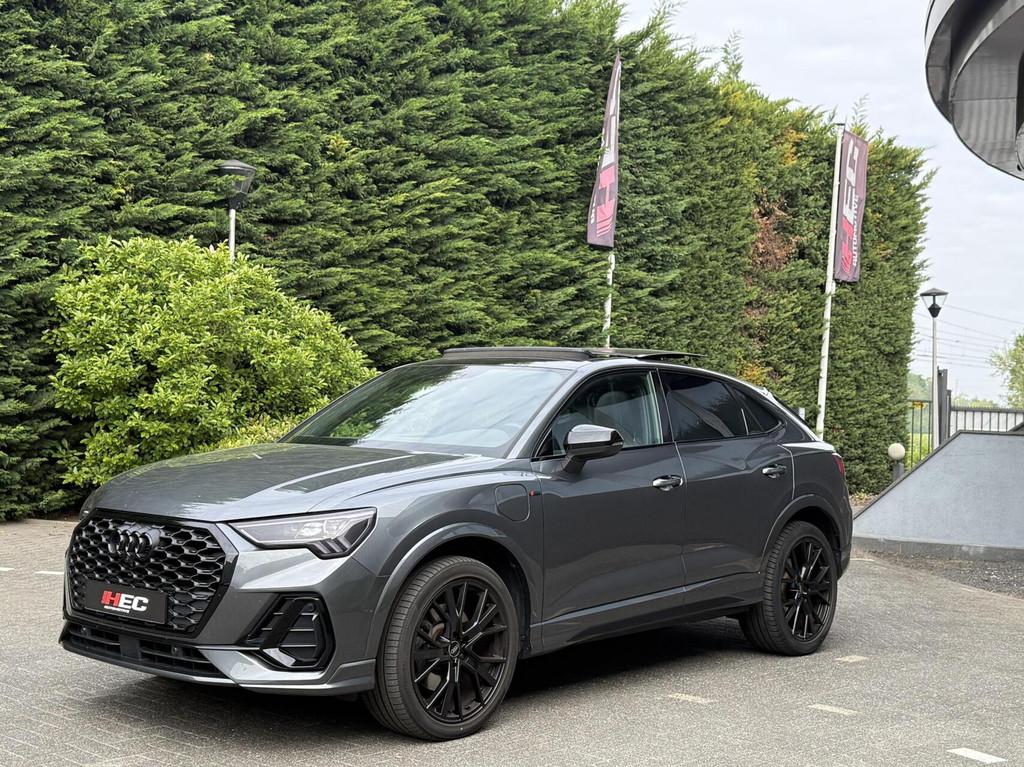 Audi Q3 Sportback 45 TFSI e 3x S Line Pano|Matrix|Sonos|360, Auto's, Audi, Adaptive Cruise Control, Gebruikt, Euro 6, Hybride Elektrisch/Benzine