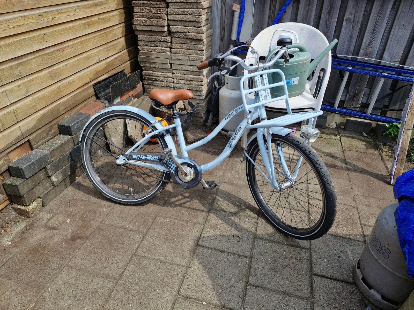 Leuke lichtblauwe Gazelle Free Styler fiets 24 inch, Ophalen of Verzenden, Gebruikt, Gazelle, Versnellingen