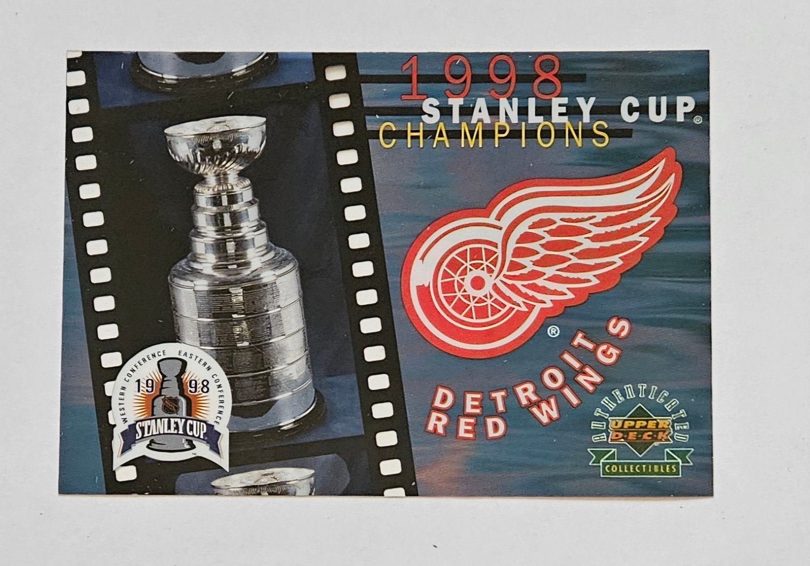 1998 Detroit Red Wings UD Authentics Stanley Cup Champions L, Ophalen of Verzenden, Overige typen