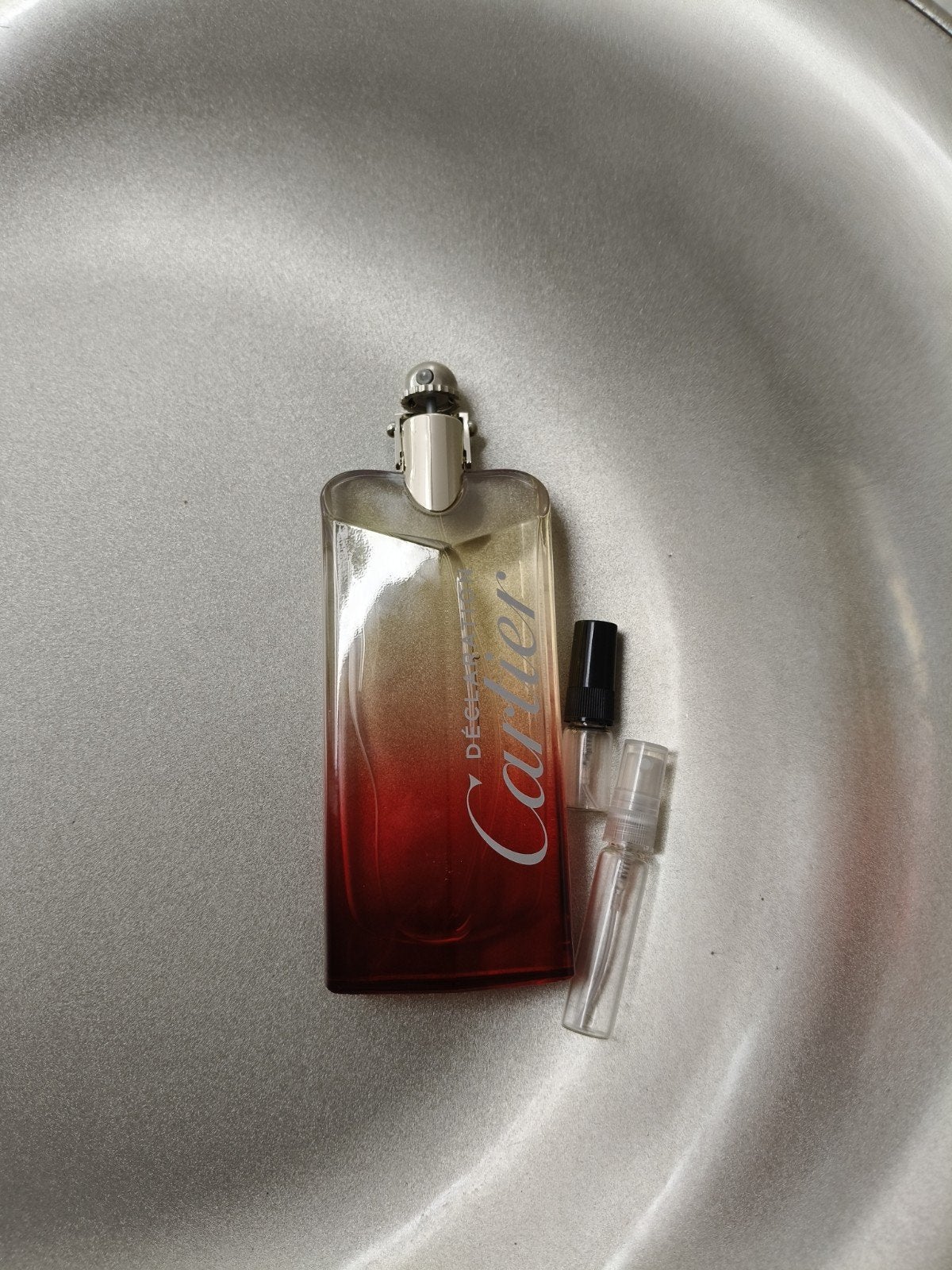 Declaration Cartier edt proefjes decants, Verzenden, Zo goed als nieuw