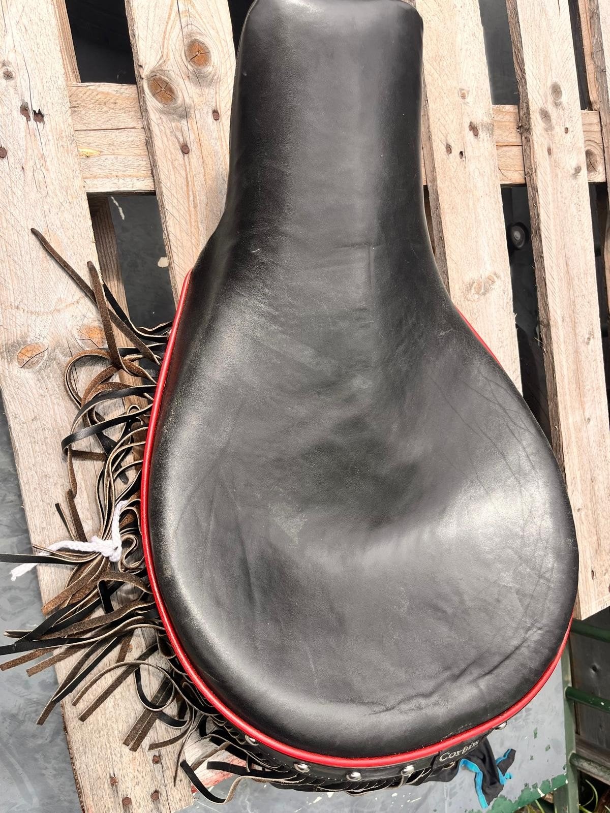 Corbin zadel Corbin buddyseat Harley Davidson., Ophalen, Gebruikt