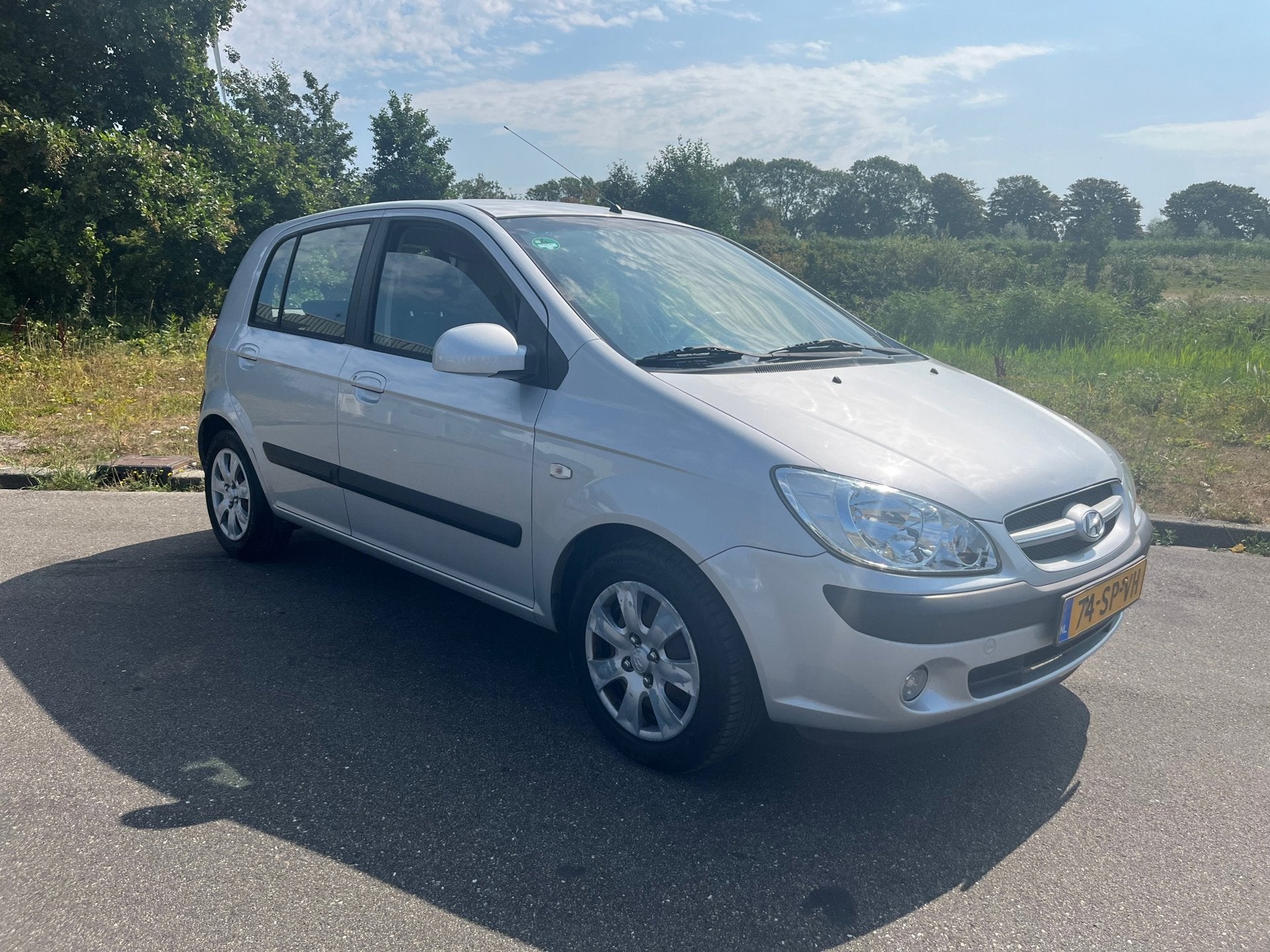 Hyundai Getz 1.4i Active Cool, Auto's, Hyundai, Voorwielaandrijving, Zwart, 4 cilinders, Origineel Nederlands
