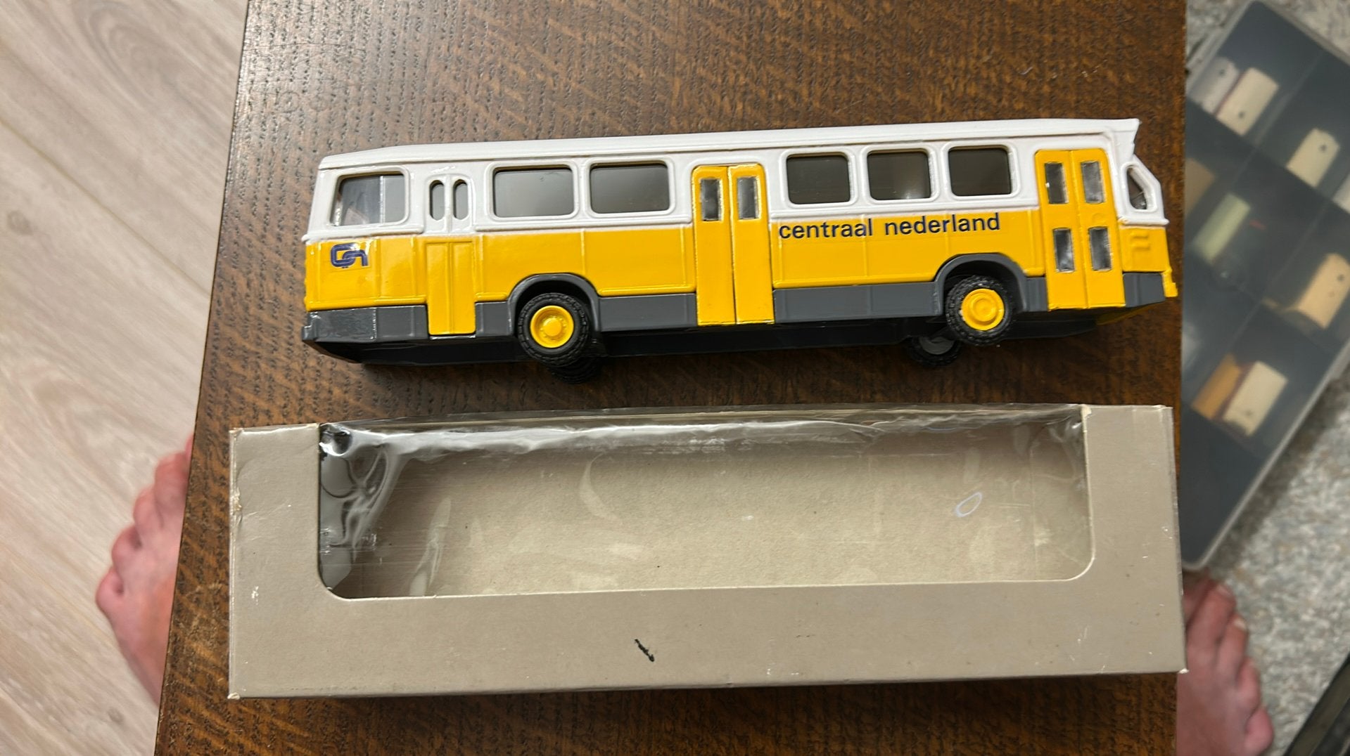 Lion Toys Daf bus CN 1:50, Ophalen of Verzenden, Zo goed als nieuw, Bus of Vrachtwagen, Overige merken