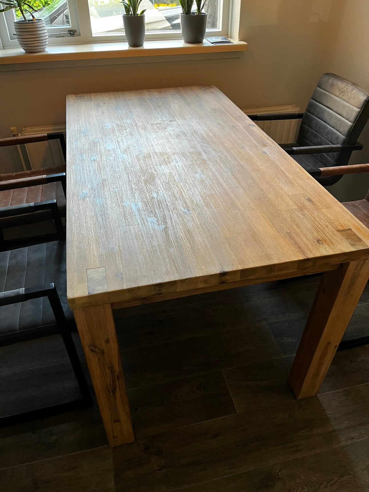 Eettafel Chablys, Ophalen, 50 tot 100 cm, Zo goed als nieuw, 150 tot 200 cm