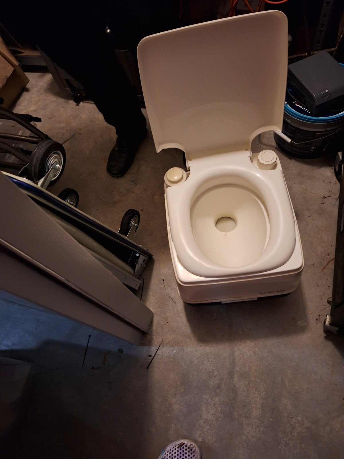Porta Potti 345 - Zo goed als nieuw, slechts eenmaal gebruik, Caravans en Kamperen, Ophalen of Verzenden, Zo goed als nieuw