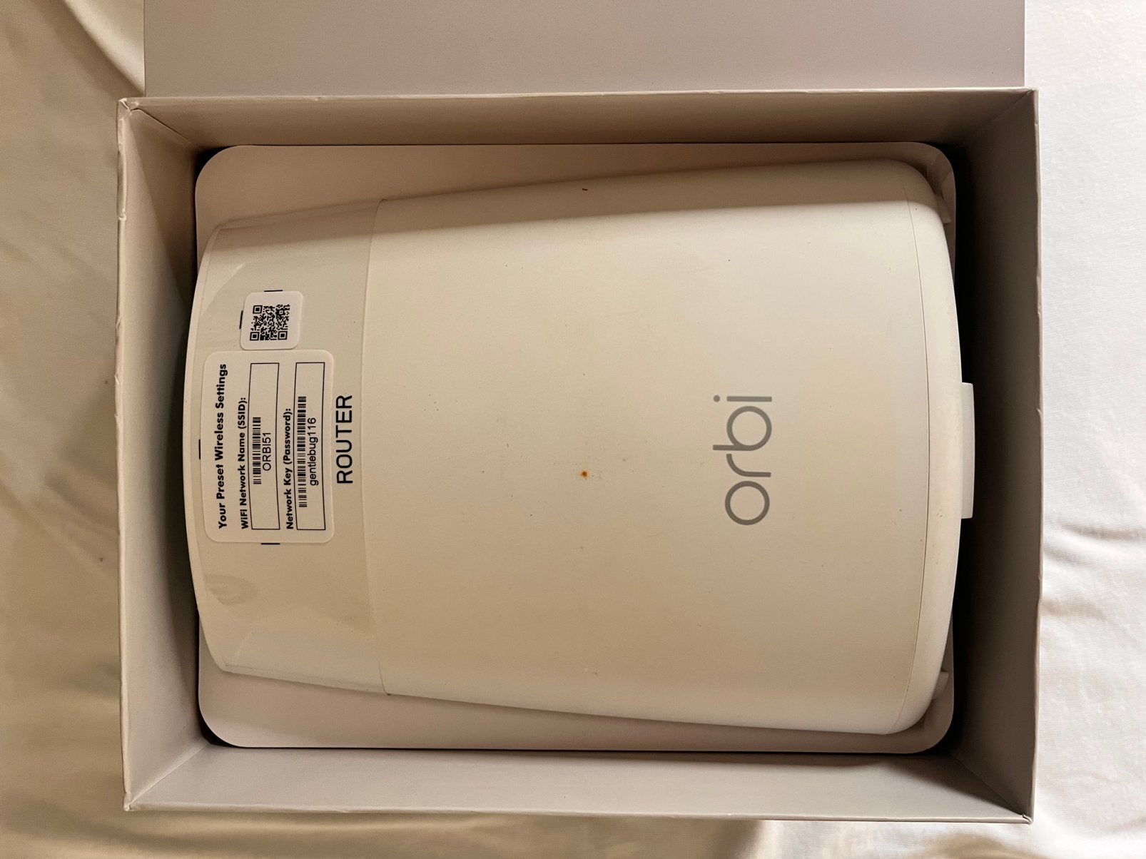 Netgear orbi RBR40 + ORBI RBW30 satelliet set, Ophalen of Verzenden, Zo goed als nieuw, Router
