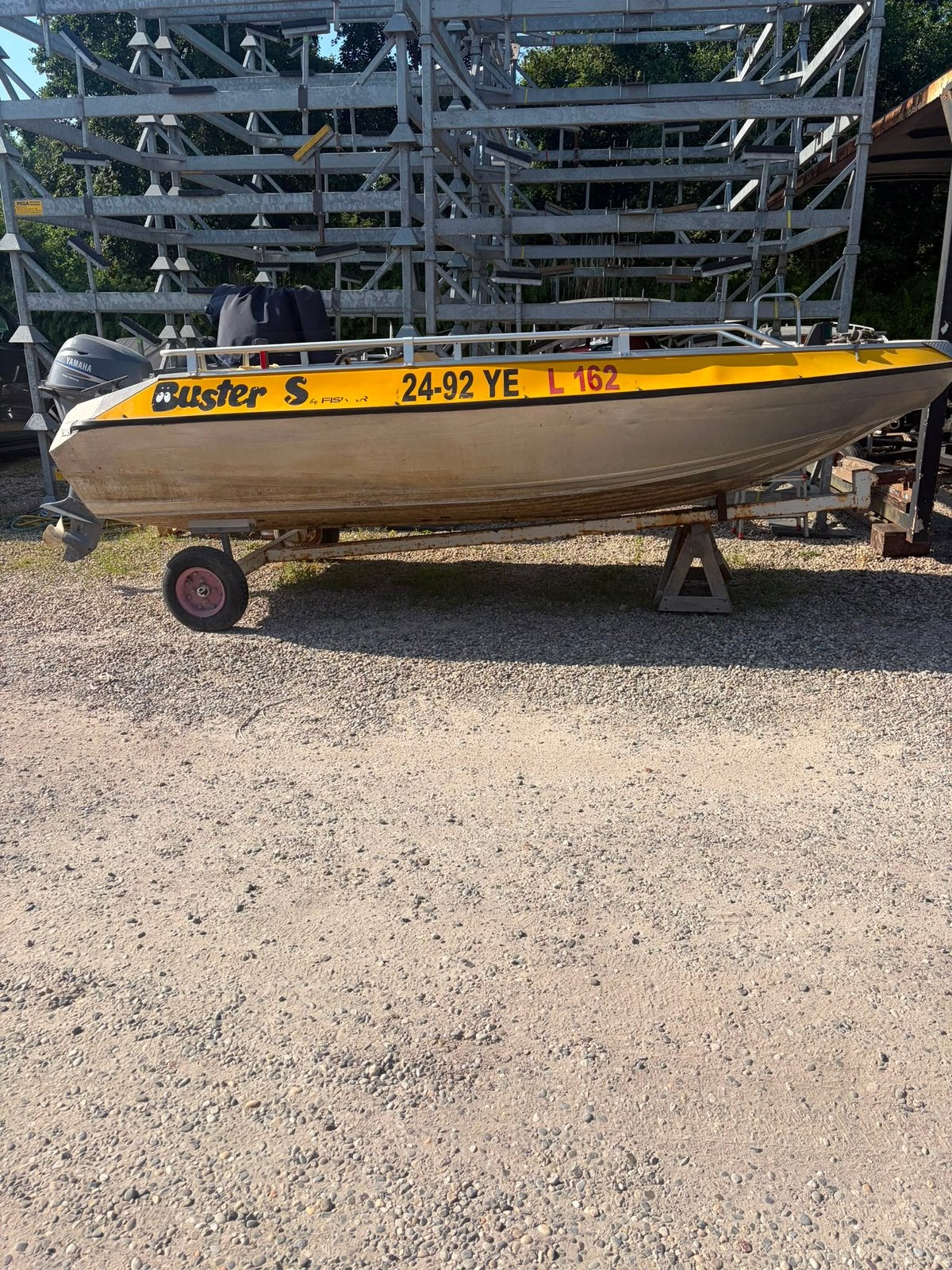 mooie Buster S vis en over vaar boot te koop, Gebruikt, 4 m, Aluminium, 2 m