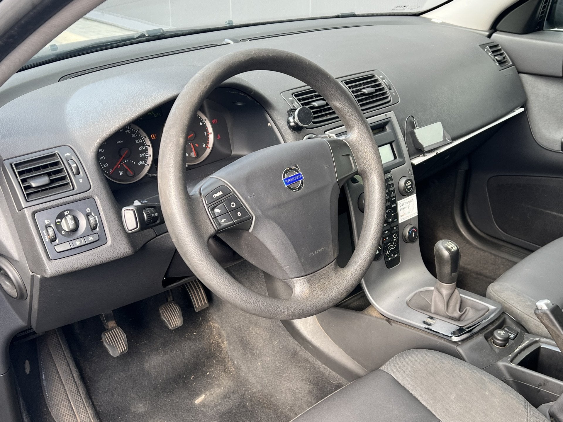 Volvo V50 2.4 | Nieuwe apk | Cruise | Airco (bj 2006), Stof, Gebruikt, Zwart, Origineel Nederlands