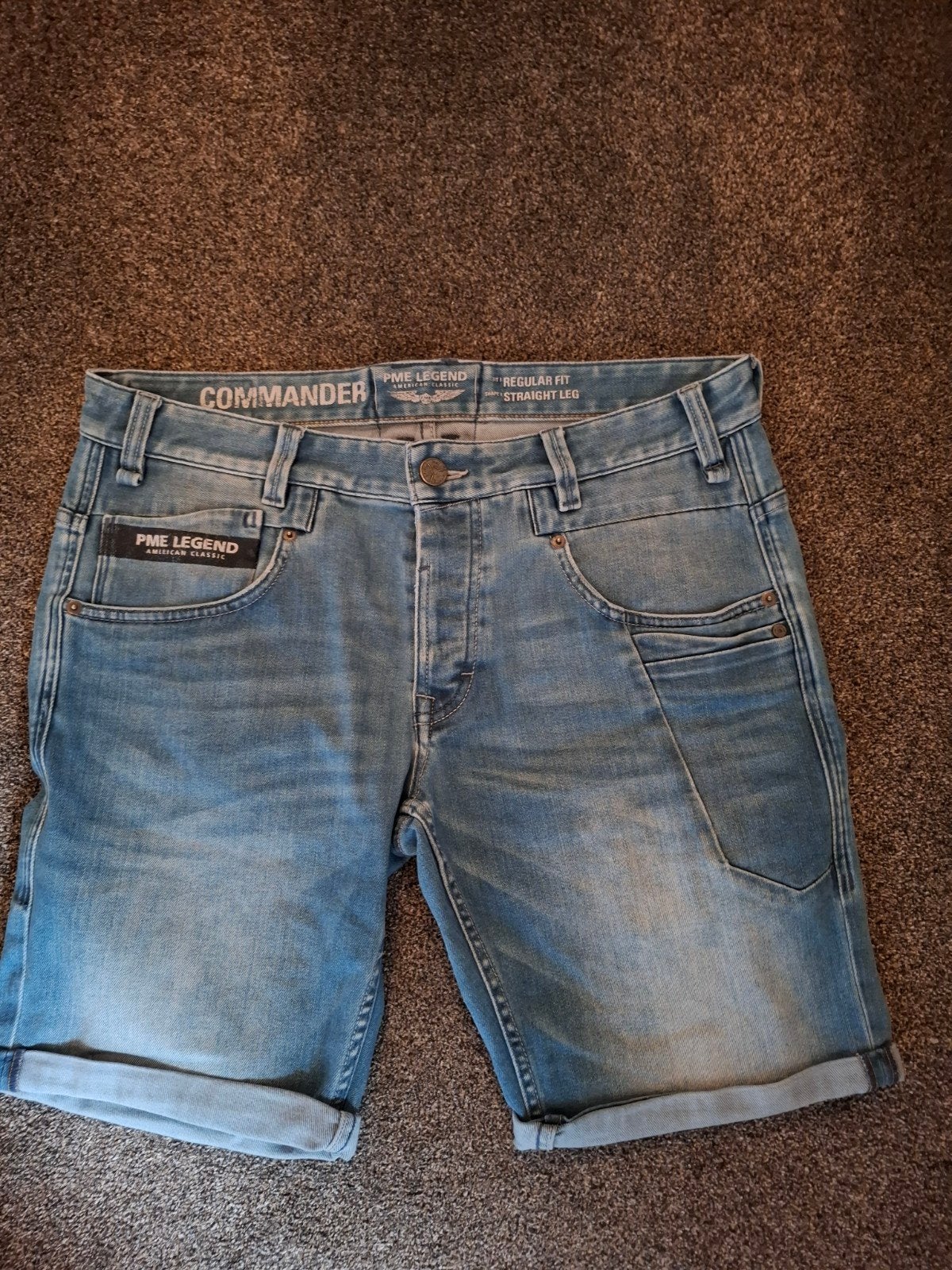 Korte PME spijkerbroek, Ophalen, Zo goed als nieuw, Blauw, PME Legend