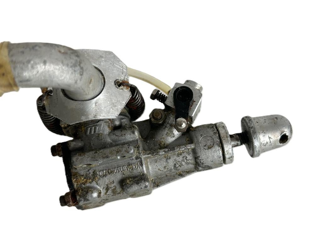 MVVS 25 nitro motor + uitlaat rc vliegtuig, Ophalen of Verzenden, Nitro