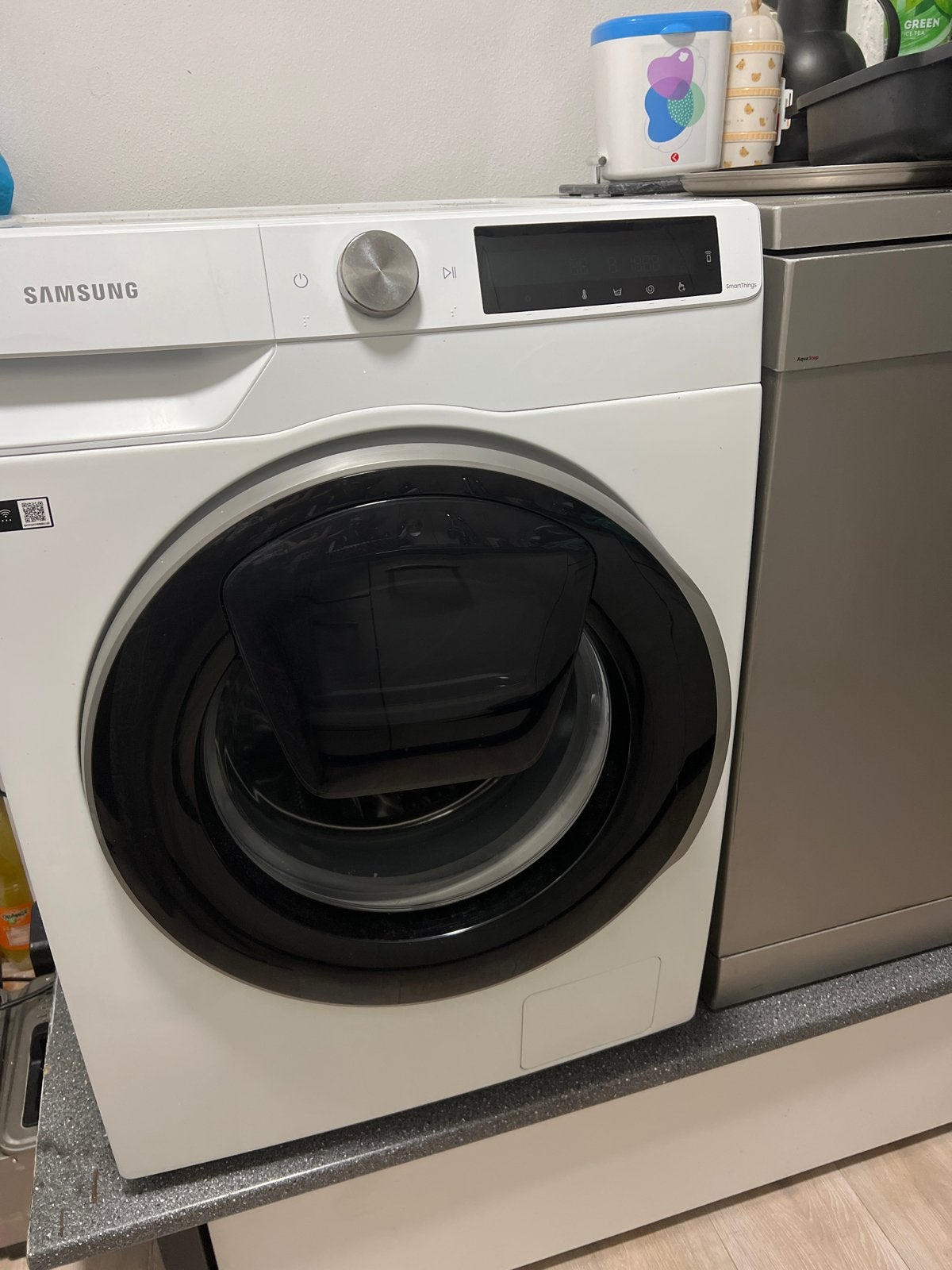 Samsung Voorlader Wasmachine - Zo goed als nieuw, Witgoed en Apparatuur, Wasmachines, Ophalen, 1200 tot 1600 toeren, 8 tot 10 kg