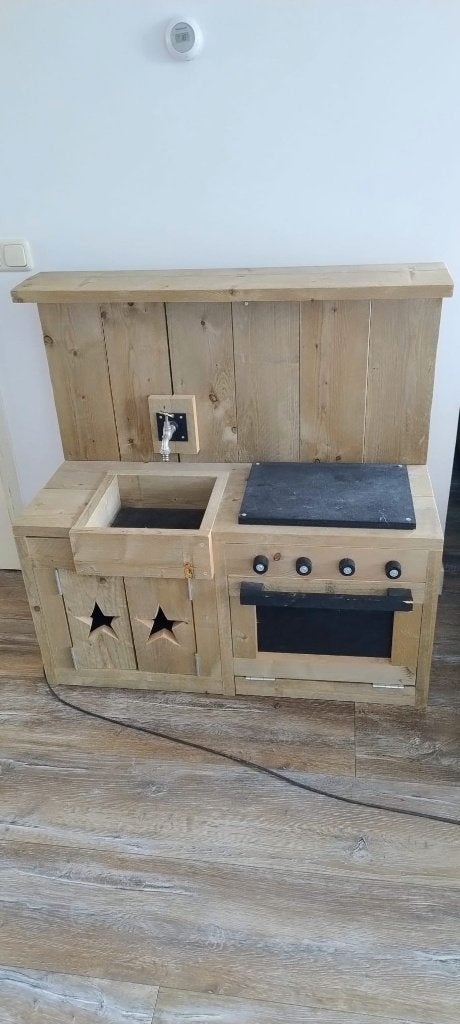 Houten speelgoedkeuken, Ophalen, Gebruikt, Hout, Speelkeuken