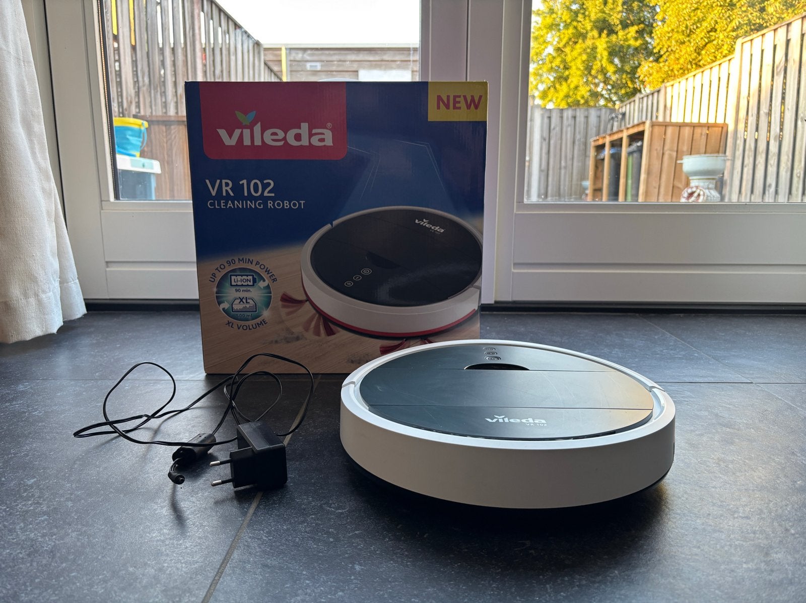 Vileda VR 102 Robotstofzuiger - Zo goed als nieuw, Overige merken, Draadloos, Ophalen of Verzenden, Zo goed als nieuw