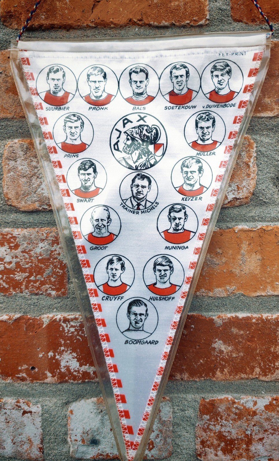 1970s AFC Ajax Amsterdam Cruyff vintage vaan, Ophalen of Verzenden