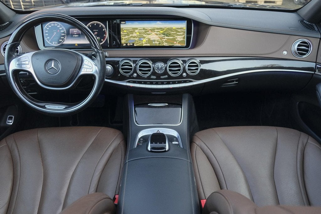 Mercedes-Benz S-klasse S500 V8 455pk 4Matic Panoramadak Trek, Gebruikt, Zwart, Vierwielaandrijving, Sedan