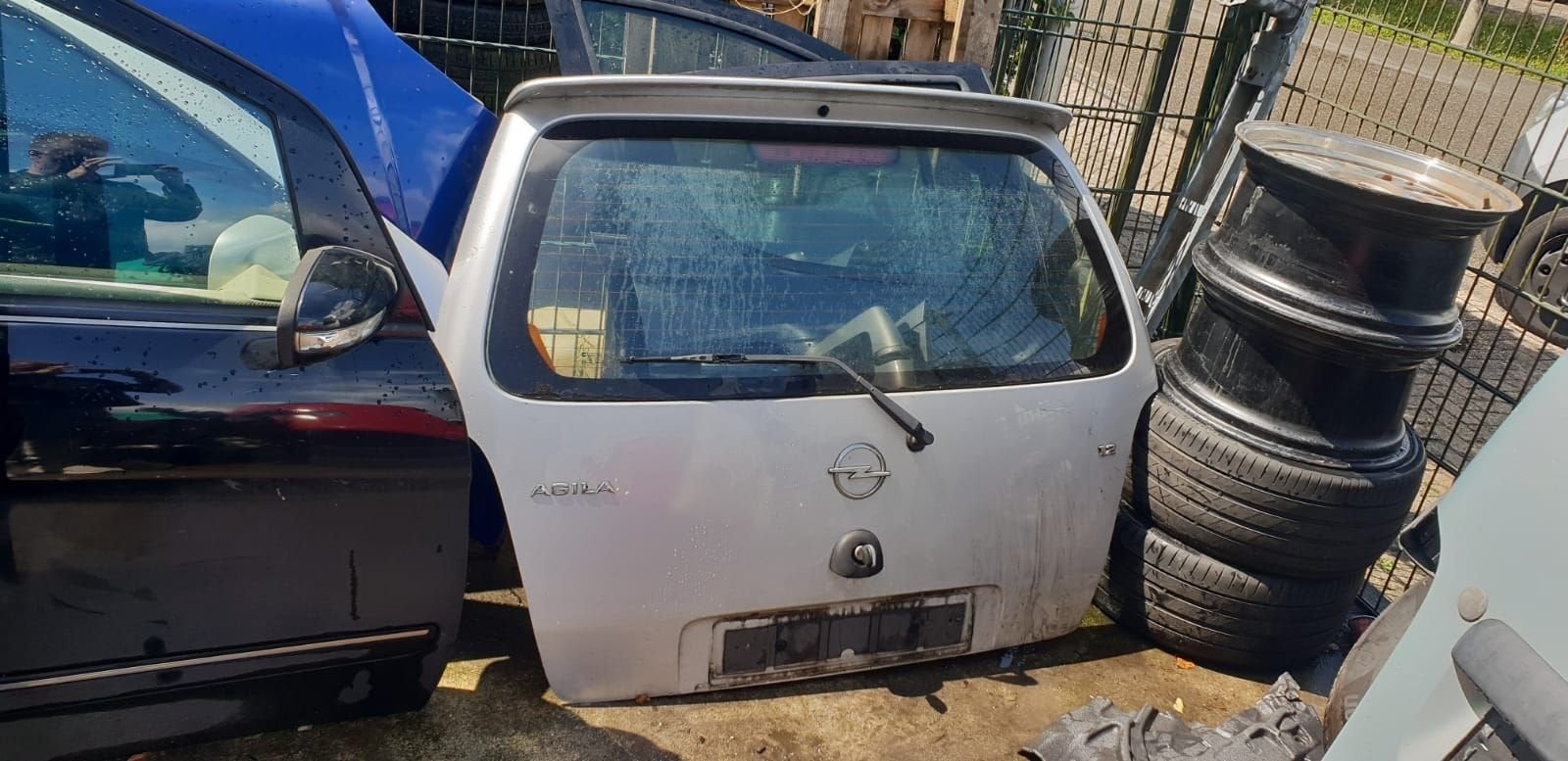 OPEL AGILA  A  ACHTERKLEP +SPOILER BJ 2002 TOT 2007, Gebruikt, -, Ophalen of Verzenden, Achter