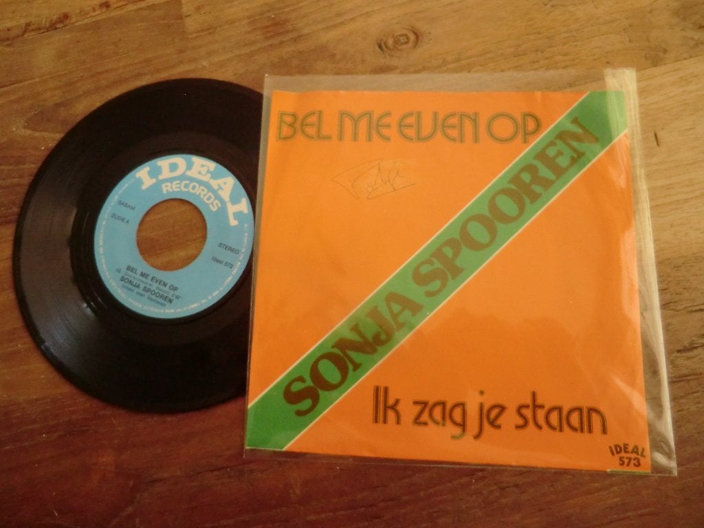 sonja spooren   bel me even op/ik zag je staan(origineel), Verzenden, Zo goed als nieuw, 7 inch, Levenslied of Smartlap