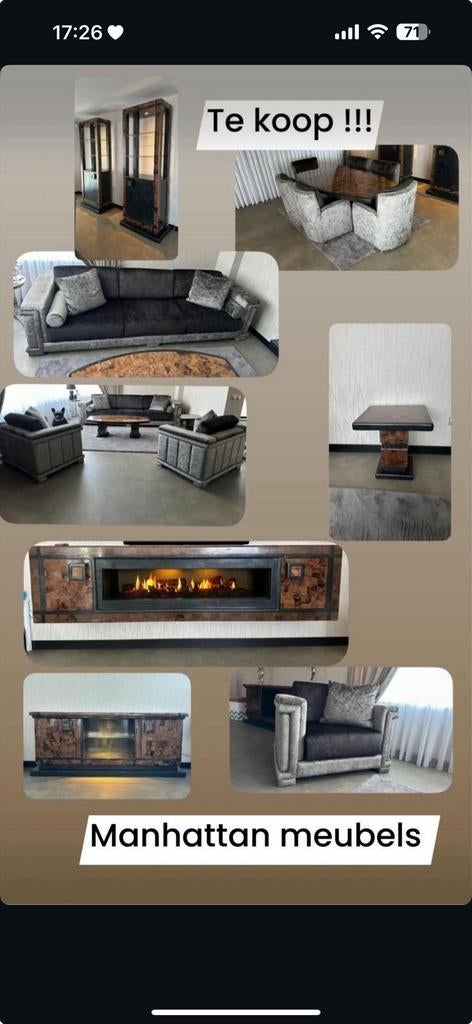Meubel set Manhattan Nieuwstaat! Los mag ook, Huis en Inrichting, Complete inboedels, Ophalen