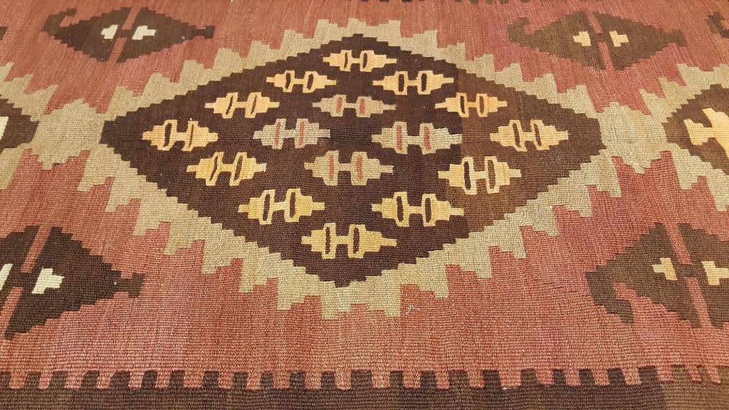 Antiek Oosterse Quba kelim 330 x130/Perzische tapijten/Loper, Antiek en Kunst, Antiek | Kleden en Textiel, Ophalen of Verzenden