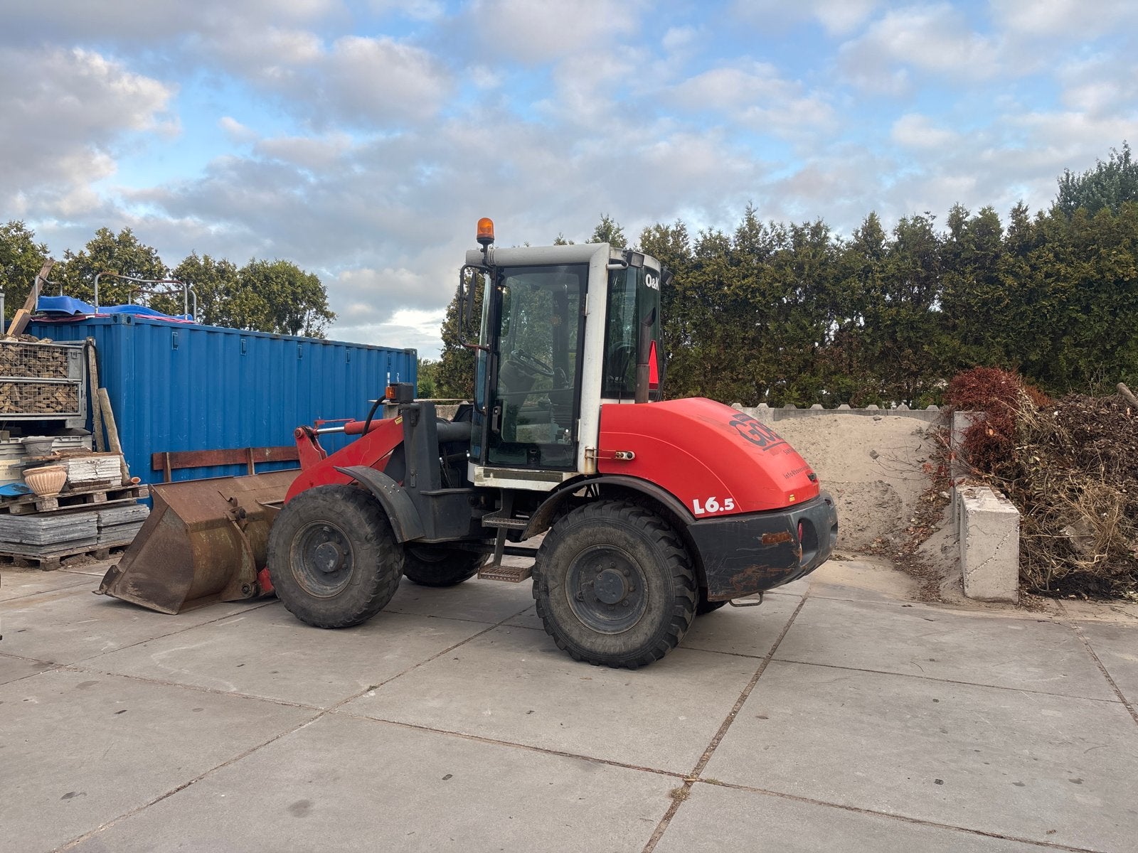 Shovel O&K L6.5 uit 2002 met nieuwe motor en toebehoren, Ophalen, Wiellader of Shovel