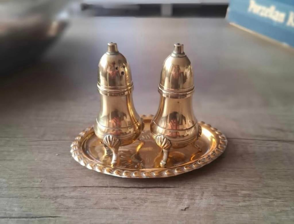 Peper en zout stelletje, Antiek en Kunst, Antiek | Koper en Brons, Ophalen of Verzenden