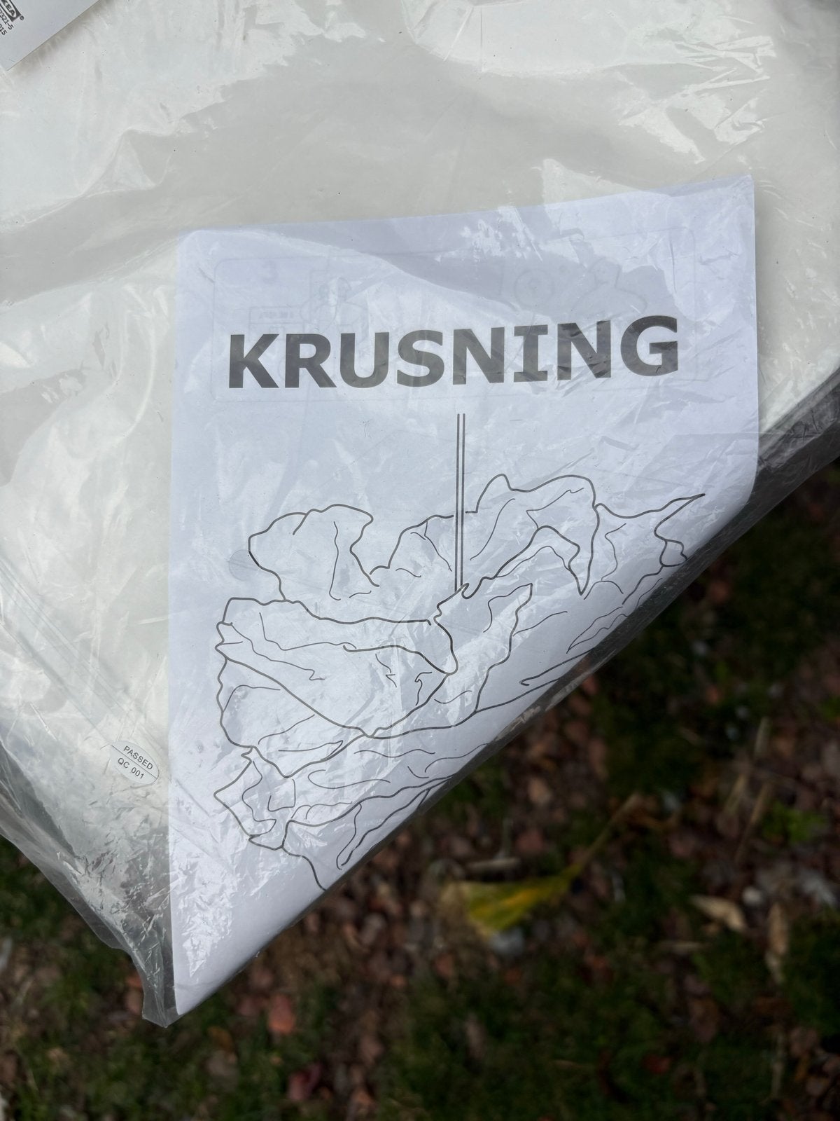 IKEA KRUSNING Hanglamp - Nieuw in verpakking, Ophalen, Nieuw, Overige materialen