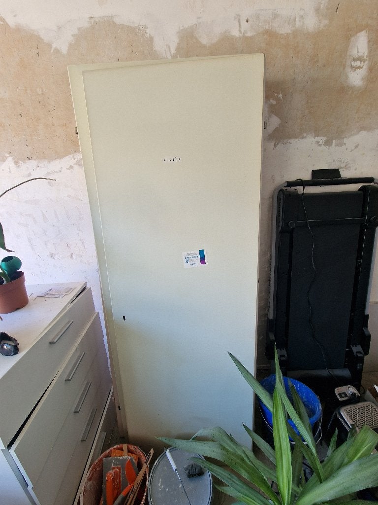 Meterkast deur met slot, Doe-het-zelf en Verbouw, Deuren en Horren, Ophalen, Gebruikt, Minder dan 80 cm, 215 cm of meer