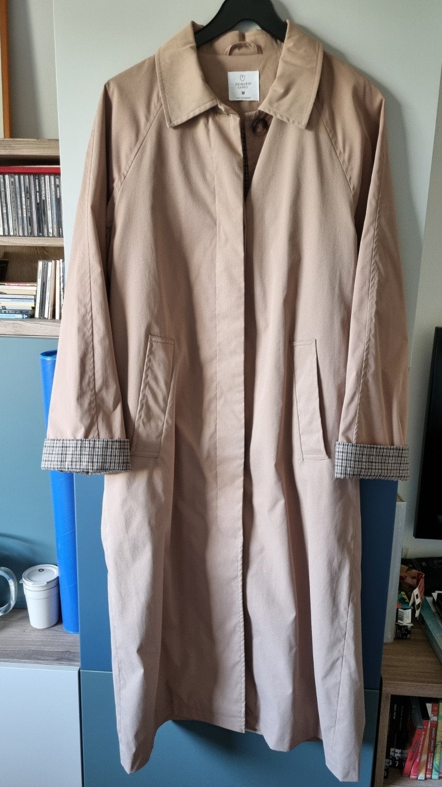 Beige trenchcoat Primark maat M, Maat 38/40 (M), Primark, Beige, Ophalen of Verzenden