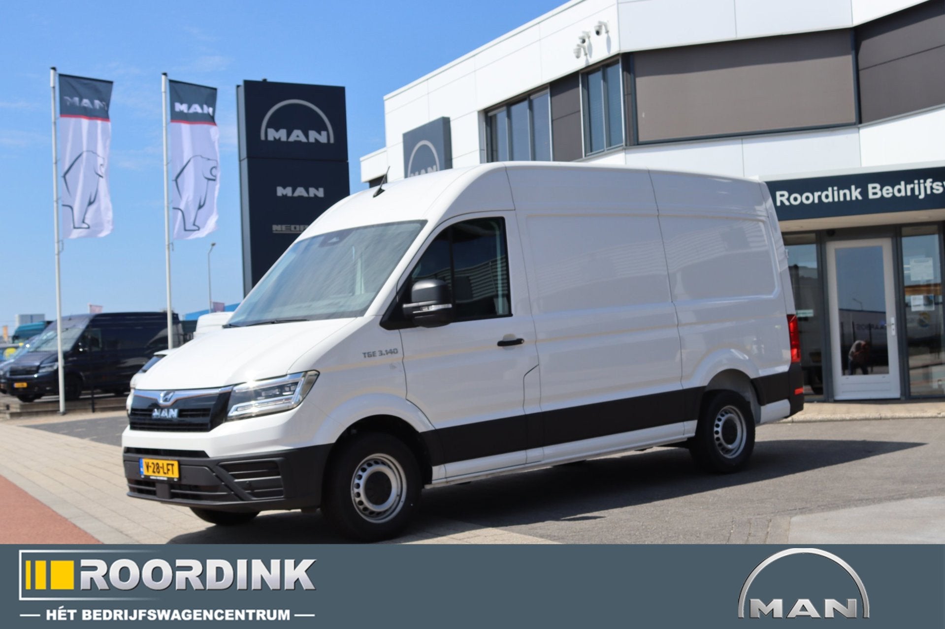 MAN TGE 3.140 L3H3, camera, bijrijdersbank, groot scherm, 4 cilinders, Wit, Bedrijf, Diesel
