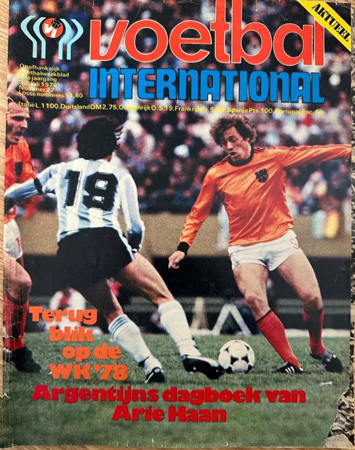 Voetbal International (VI) - Terugblik WK 1978, Ophalen of Verzenden, Gelezen, Sport en Vrije tijd