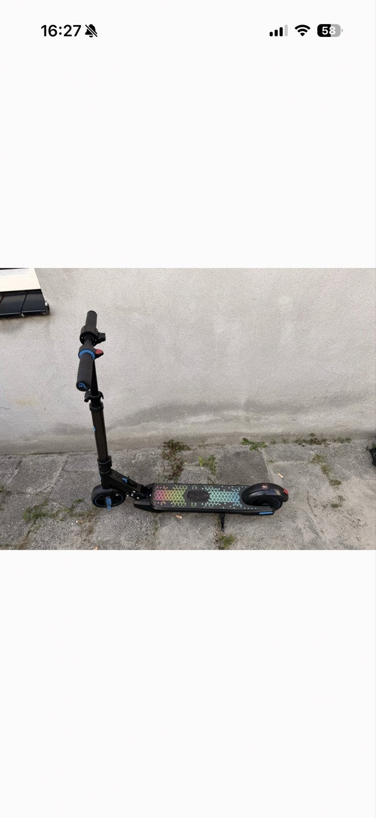 Elektrische step Hypercross met LED-verlichting, Ophalen, Zo goed als nieuw, Elektrische step (E-scooter)