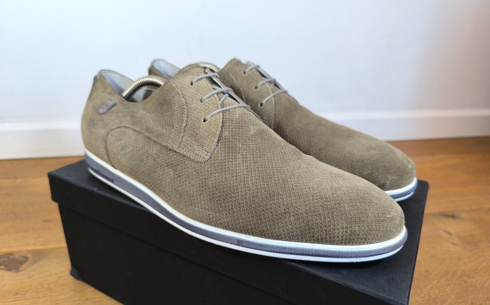 Floris van Bommel herenschoenen maat 8,5 / 42,5, Ophalen, Overige kleuren, Floris van Bommel, Zo goed als nieuw