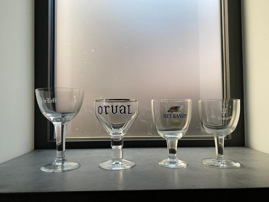 4 mooie speciaalbier bokalen, Verzamelen, Ophalen of Verzenden, Nieuw, Glas of Glazen, Overige merken